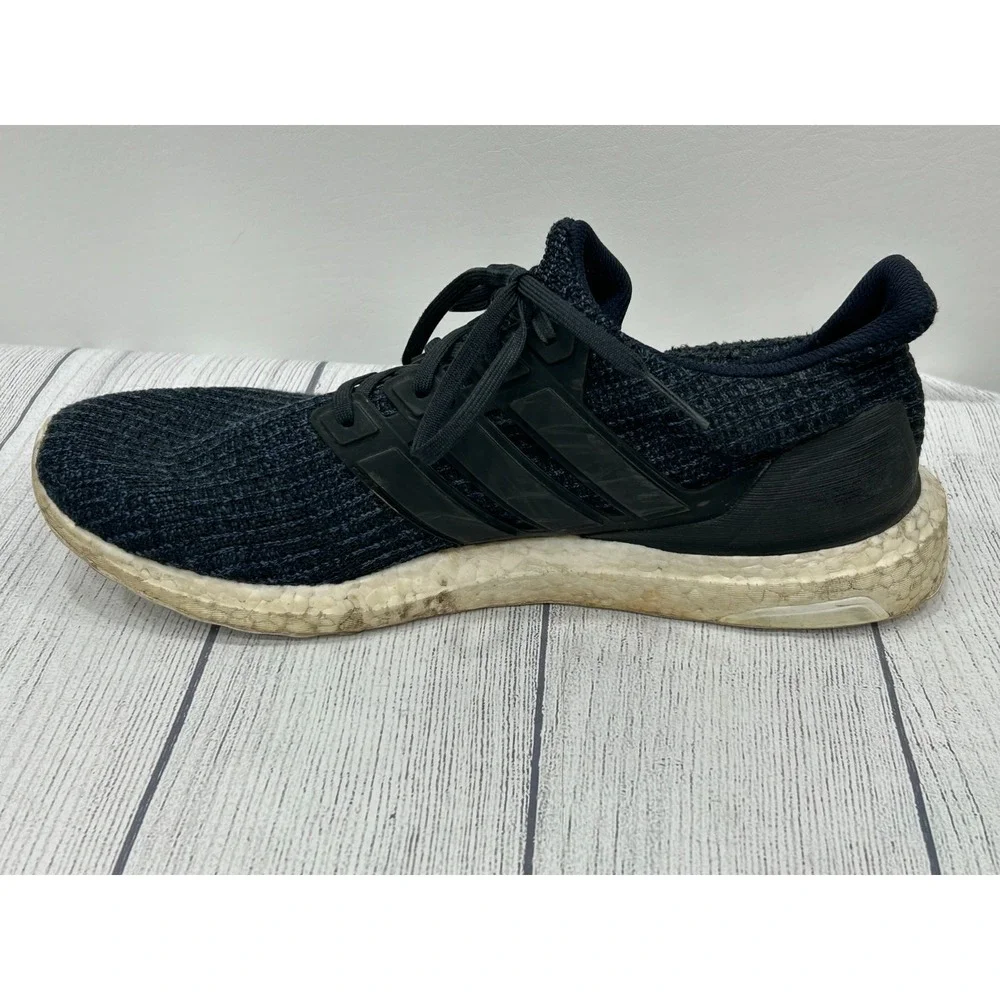 Adidas UltraBoost‎ Parley Sneakers Mens 11.5 Blue Knit Running Athletic